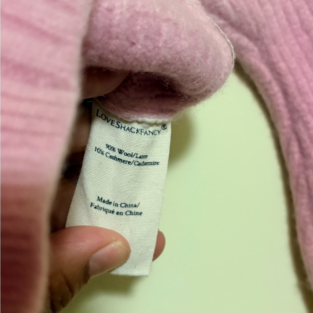 LoveShackFancy Pink Ombre Kids Sweater - Picture 6 of 7